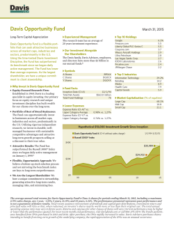 Davis Opportunity Fund