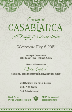 CASABLANCA - Davis Street Family Resource Center