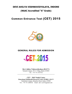 Brochure - CET-2015