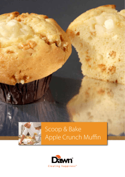 Scoop & Bake Apple Crunch Muffin