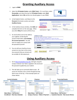 Granting Auxiliary Access Using Auxiliary Access