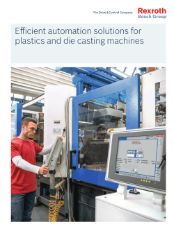 Efficient automation solutions for plastics and die casting