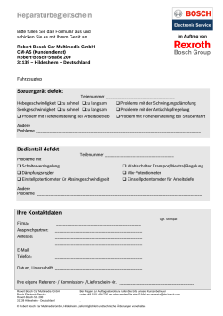 Abhol-Bestell-Fax (01) 79722-4801