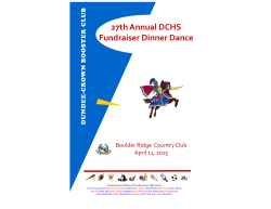 2015 Dinner Dance Program - Page Order - DCHS Boosters
