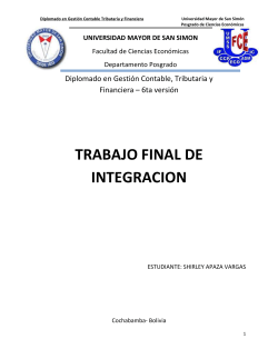 el trabajo final de integracion - DDigital UMSS