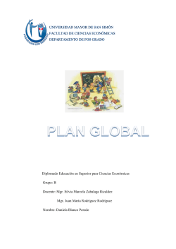 Plan global y Unidad de aprendizaje 2015