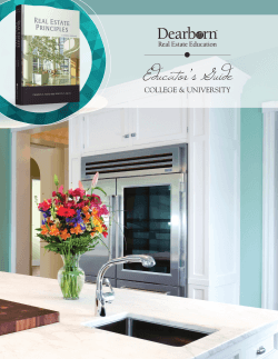 College and U - Dearborn Real Estate Education