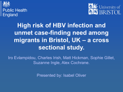 High risk of HBV infection and unmet case