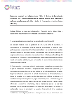 Documento presentado por la DefensorÃ­a del PÃºblico de Servicios