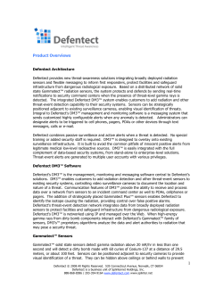 Defentect Product Overviews