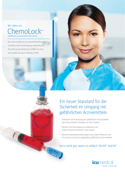 ChemoLockâ¢ - ICU Medical