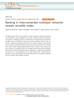 Ranking in interconnected multilayer networks reveals versatile nodes