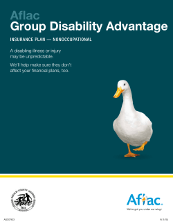 Group Disability Advantage Information