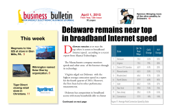 Delaware remains near top in broadband Internet speed