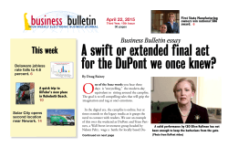 Latest Bulletin. 04.22.15Final - Delaware Business Daily digital