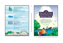 Delaware Estuary Water Education Programs at a Glance