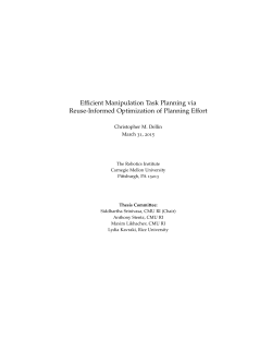 Efficient Manipulation Task Planning via Reuse
