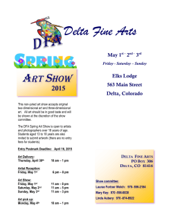 DFA Spring Art Show - Delta Fine Arts Guild