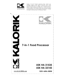 7-in-1 Food Processor