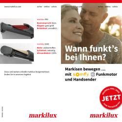 markilux Sommeraktion 2015