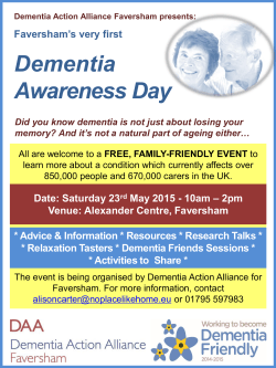Faversham Dementia Awareness Day