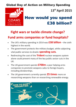 How would you spend Â£38 billion?