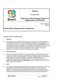 South Kilburn Regeneration Programme