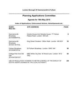Planning Applications PDF 6 MB - democracy.lbhf.gov.uk