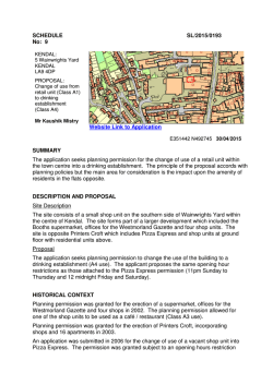 Schedule - 09 - SL.2015.0193, item 6. PDF 217 KB