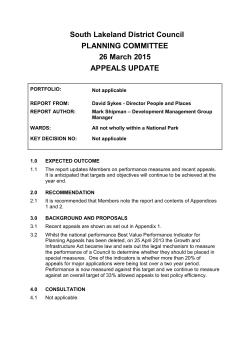 appeals update at 26 march 2015 pdf 200 kb