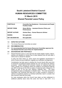 shared parental leave policy pdf 138 kb