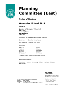 Planning Committee (East)