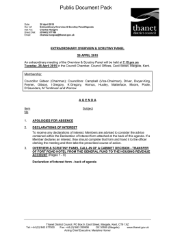 Agenda reports pack PDF 476 KB