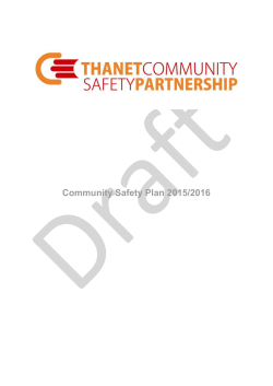 Community Safety Plan 2015/2016