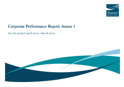 Annex 1 - Corporate Performance Report Cabinet v1