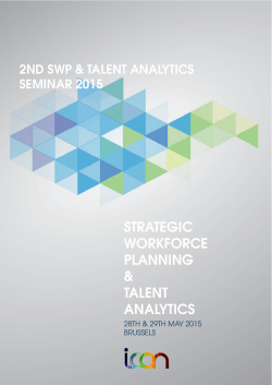 strategic workforce planning & talent analytics
