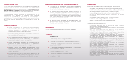 Programa - Departamento de EnfermerÃ­a. Universidad de Alicante