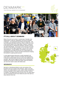 Fact sheet: It`s all about Denmark