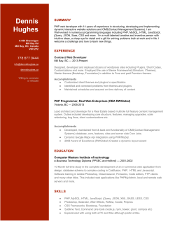 Resume - Dennis Hughes