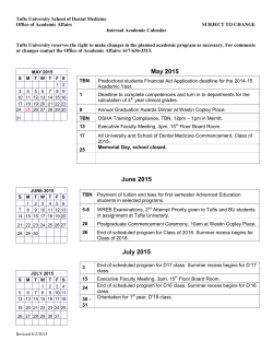 to view the Internal Academic Calendar