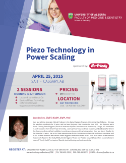 Piezo Technology in Power Scaling