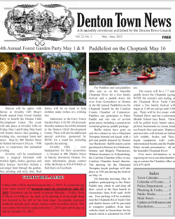 newsletter - Denton Maryland