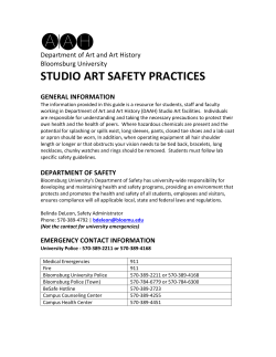 Safety Manual - departments.bloomu.edu