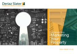 brochure: Sales & Letting â Marketing your property.