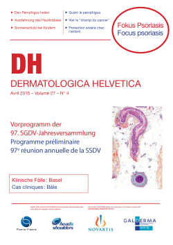 SGDV â SSDV - Dermatologica Helvetica