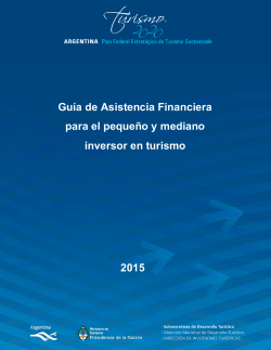 GuÃ­a de Asistencia Financiera para el pequeÃ±o y mediano inversor