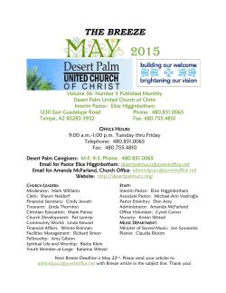 May 2015 Breeze - Desert Palm United Church of Christ