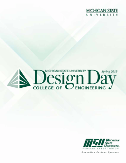 Spring 2015 Booklet () - Design Day