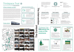 Thirdspace Trust - Designing the Urban Commons