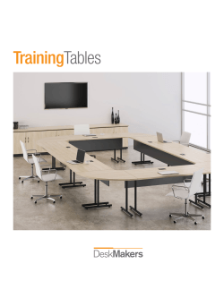 Training Table Brochure